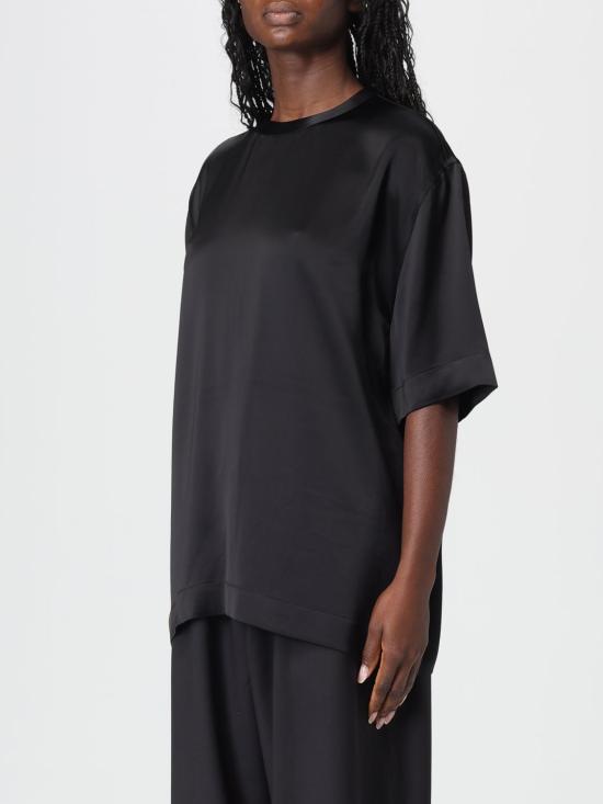 26SS 토템 반팔 티셔츠 261WRT0629FB0546 001 Black - TOTEME