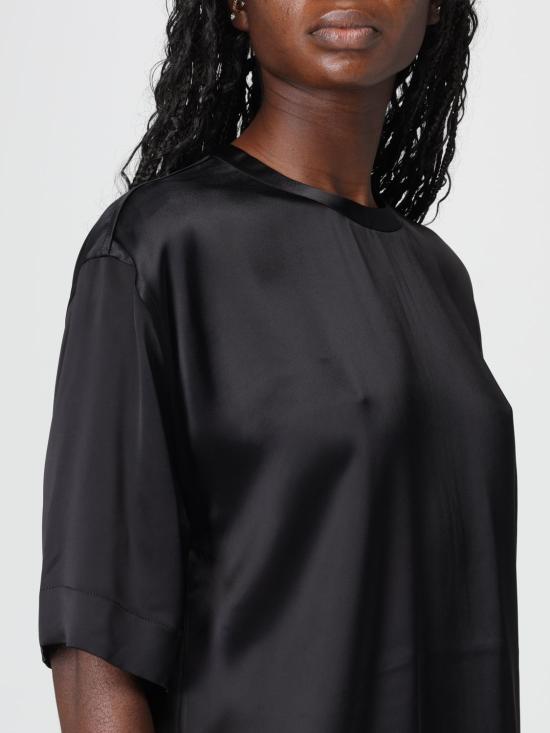 26SS 토템 반팔 티셔츠 261WRT0629FB0546 001 Black - TOTEME