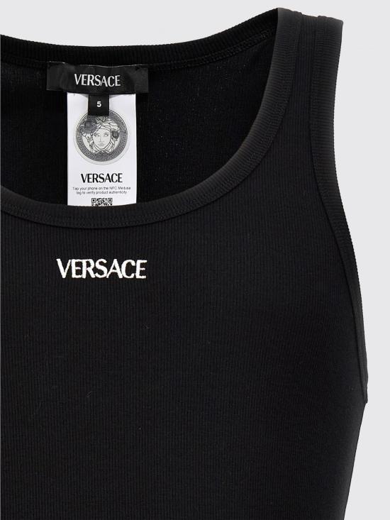 25FW 베르사체 반팔 티셔츠 10131251A09410 1B000 Black - VERSACE