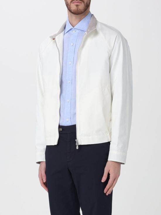 26SS 브루넬로 쿠치넬리 자켓 MY4196583 CUR73 White - BRUNELLO CUCINELLI