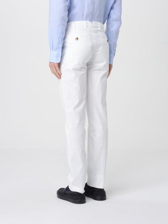 26SS 브루넬로 쿠치넬리 스트레이트 팬츠 M289LI1770 C2200 White - BRUNELLO CUCINELLI