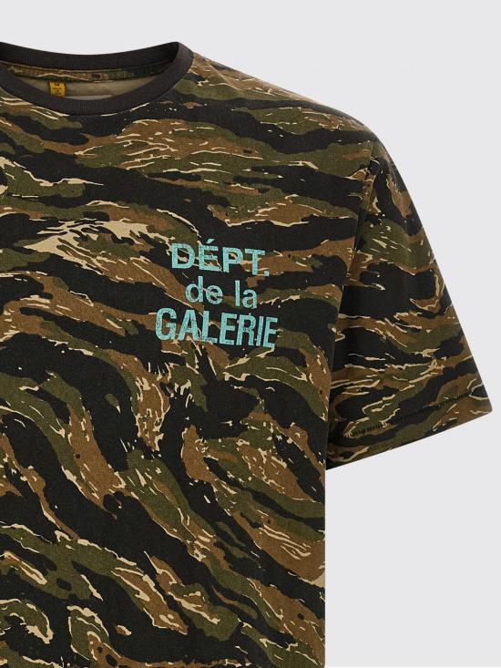 25FW 갤러리 디파트먼트 반팔 티셔츠 FT10307 TIGERCAMO Green - GALLERY DEPT