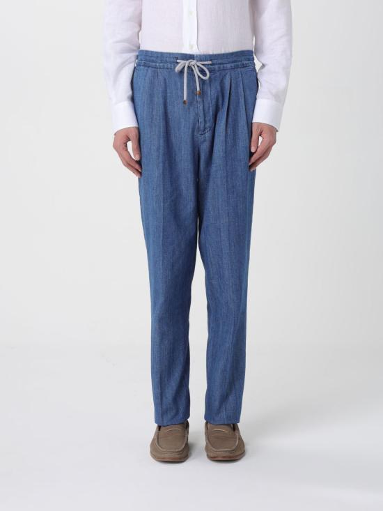 26SS 브루넬로 쿠치넬리 트레이닝/조거 팬츠 MH263E1710 C1477 Blue