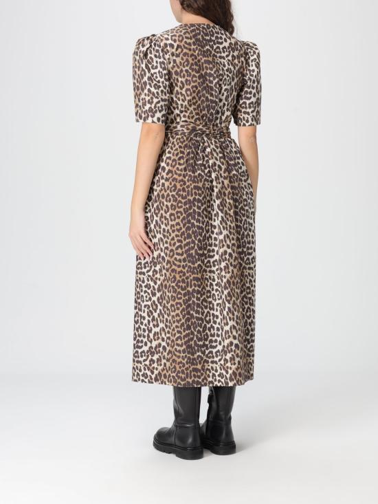 26SS 가니 롱 원피스 W0373 943 Brown - GANNI