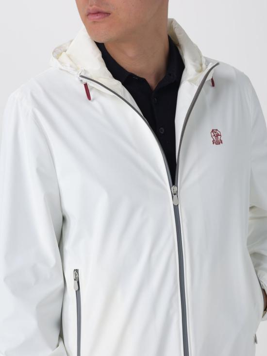 26SS 브루넬로 쿠치넬리 자켓 MM49A7440G C1085 White - BRUNELLO CUCINELLI