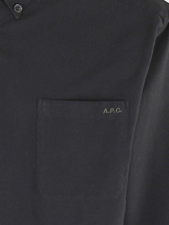 26SS 아페쎄 긴팔 셔츠 COHAHH12599LZZ BLACK DOM - A.P.C.
