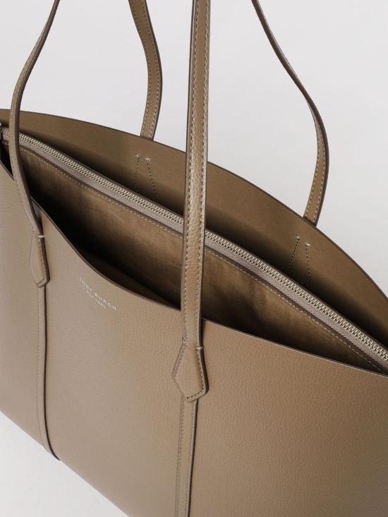 26SS 토리버치 레더 페리 토트백 169476 250 Grey - TORY BURCH