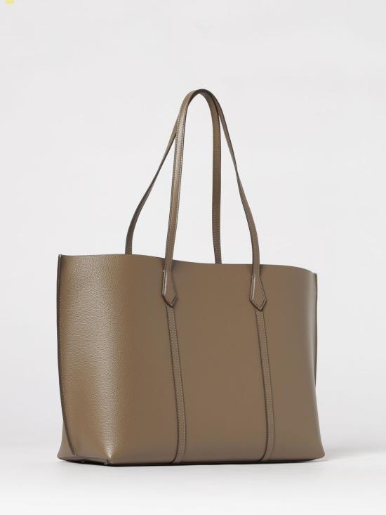26SS 토리버치 레더 페리 토트백 169476 250 Grey - TORY BURCH