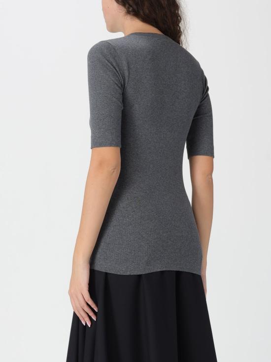 26SS 브루넬로 쿠치넬리 코튼 브이넥 티셔츠 M0TC8EL692 CV563 Grey - BRUNELLO CUCINELLI