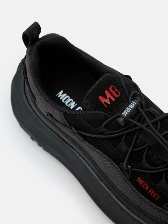 25FW 문부츠 문247 X레이스 스니커즈 80D2490100 NH36 BLACK BLACK - MOON BOOT