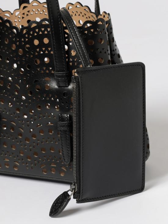 26SS 알라이아 토트백 AA1S06720C0A44 999 Black - ALAIA