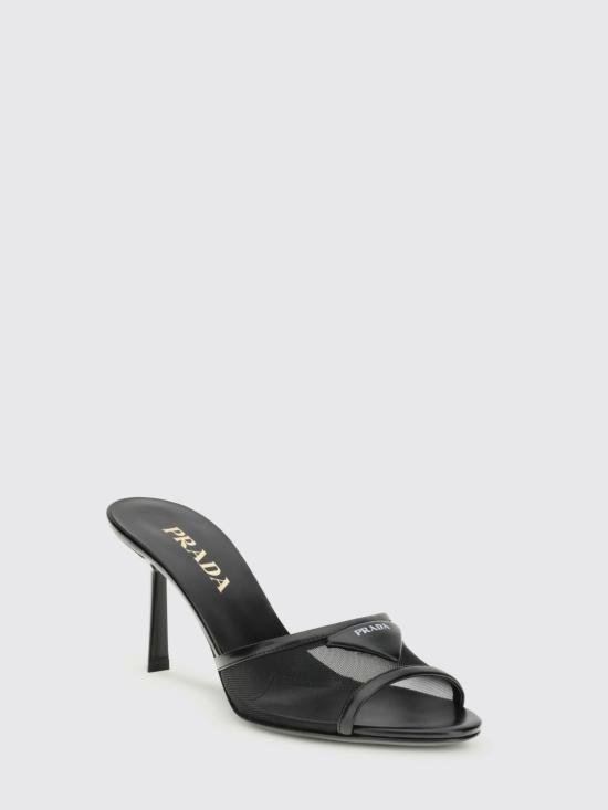 26SS 프라다 뮬/슬리퍼 1XX790F07577T F0002 Black - PRADA