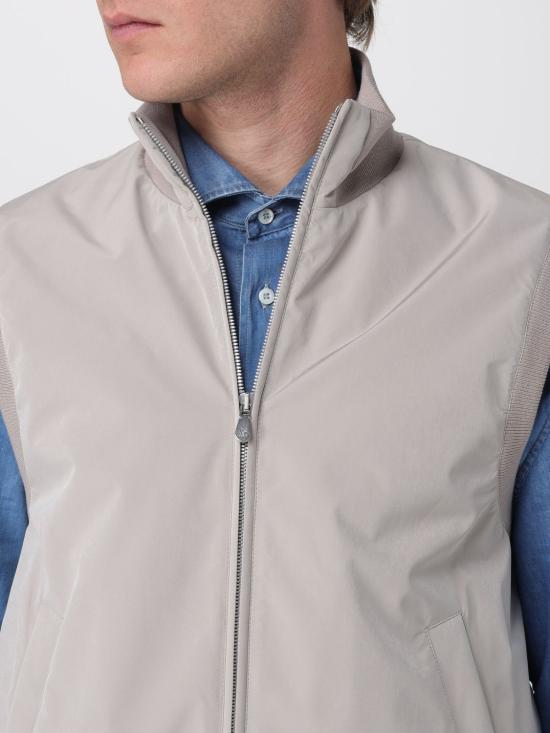 26SS 브루넬로 쿠치넬리 가공 나일론 웨이스트코트 MM4796584 CJM82 Brown - BRUNELLO CUCINELLI