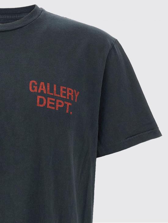 25FW 갤러리 디파트먼트 반팔 티셔츠 ST10302 WASHED Black - GALLERY DEPT