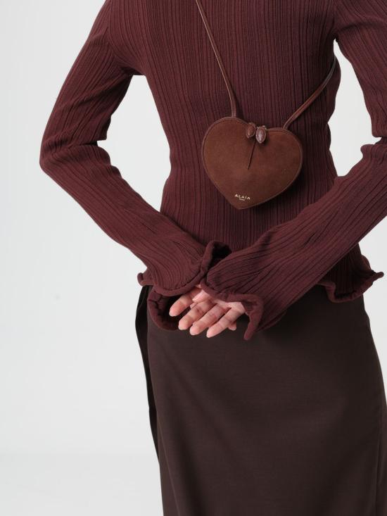 26SS 알라이아 토트백 AA1P043CA577 743 Brown - ALAIA