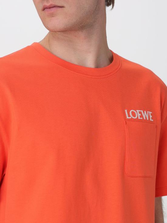 26SS 로에베 반팔 티셔츠 H526Y22XDE 9100 Orange - LOEWE