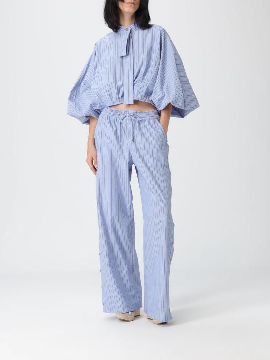 26SS 짐머만 팔라초 팬츠 7035PC26R HYDS Gnawed Blue - ZIMMERMANN