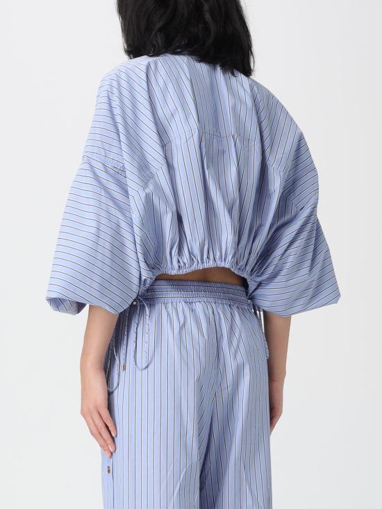 26SS 짐머만 블라우스 7065TC26R HYDS Gnawed Blue - ZIMMERMANN