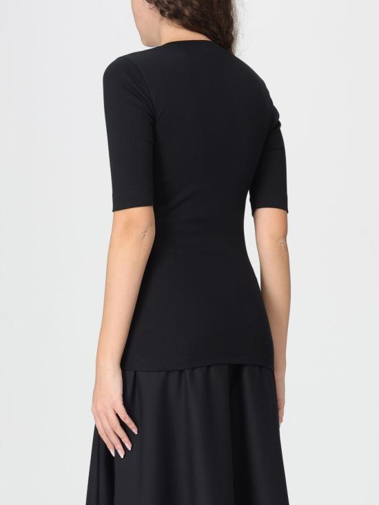 26SS 브루넬로 쿠치넬리 코튼 브이넥 티셔츠 M0TC8EL692 C101 Black - BRUNELLO CUCINELLI