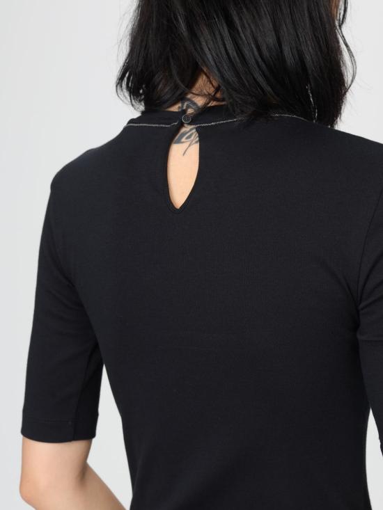 26SS 브루넬로 쿠치넬리 코튼 티셔츠 M0TC8BJ310 C101 Black - BRUNELLO CUCINELLI