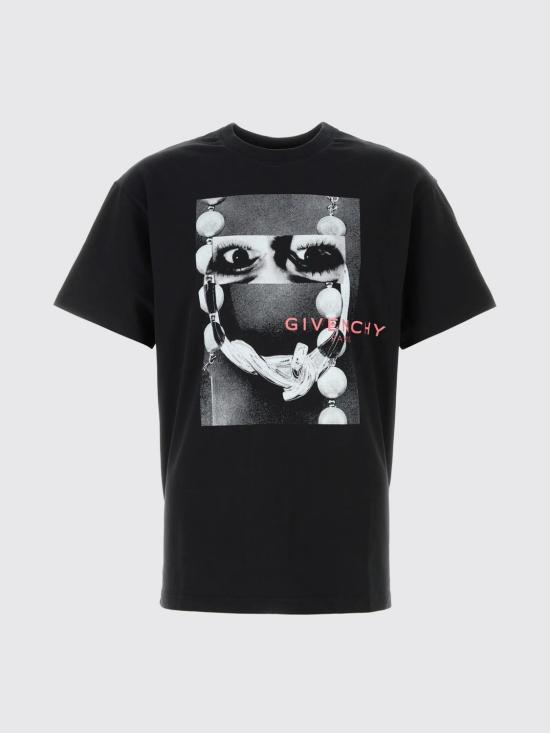 26SS 지방시 반팔 티셔츠 BM71NK3YSW 001 Black