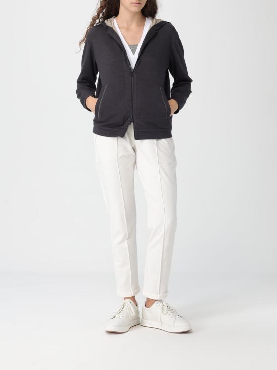 26SS 브루넬로 쿠치넬리 모닐리 지퍼루프 집업 MD828SB806 C9142 Black - BRUNELLO CUCINELLI