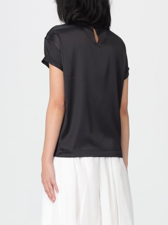 26SS 브루넬로 쿠치넬리 반팔 티셔츠 M0C59DE310 C101 Black - BRUNELLO CUCINELLI