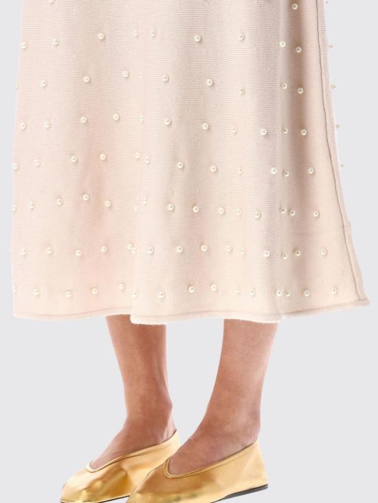 25FW 짐머만 롱 스커트 5517SF251 CHLK White - ZIMMERMANN