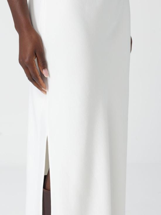 26SS 브루넬로 쿠치넬리 롱 스커트 MH126G3396 C600 White - BRUNELLO CUCINELLI