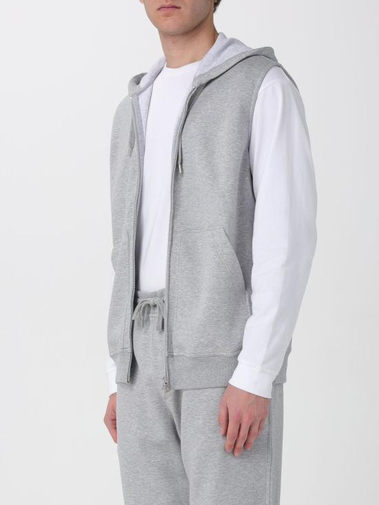 26SS 브루넬로 쿠치넬리 긴팔 티셔츠 MM8319079G C1252 Grey - BRUNELLO CUCINELLI