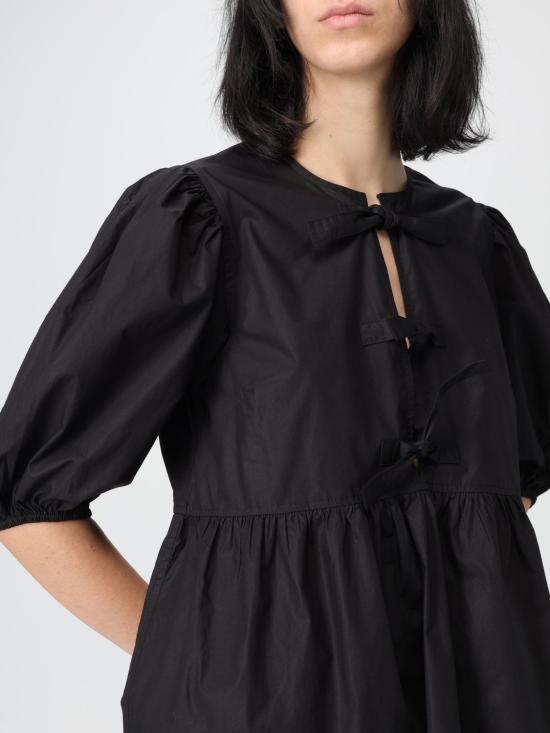 26SS 가니 롱 원피스 F9005 099 Black - GANNI