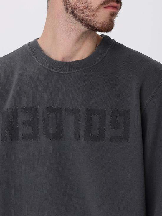 26SS 골든구스 골든 레터링 올리브 그린 스웨트셔츠 GMP01223P000642 60318 Grey - GOLDEN GOOSE