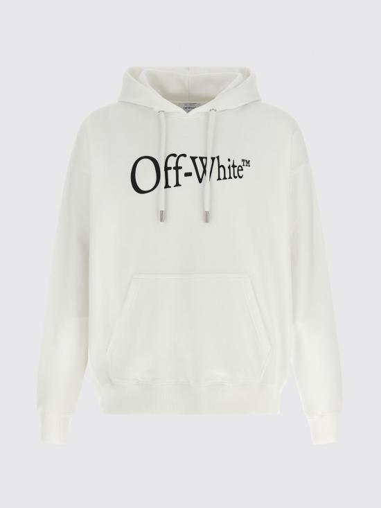 25FW 오프화이트 긴팔 티셔츠 OMBB085F25FLE00J 0110 White - OFF WHITE