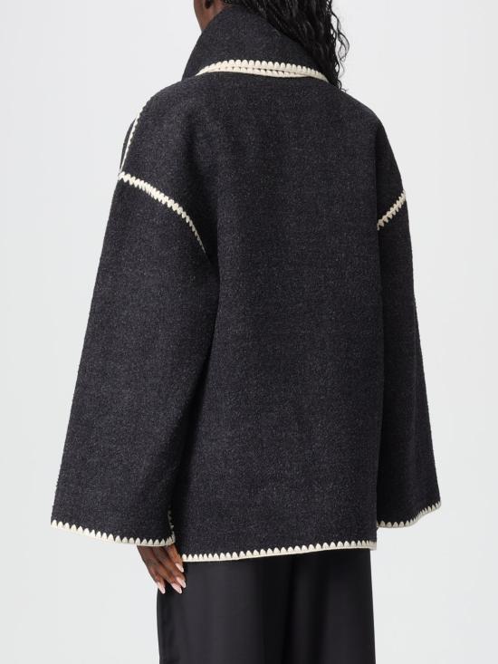 26SS 토템 코트 244WRO918FB0292 083 Grey - TOTEME