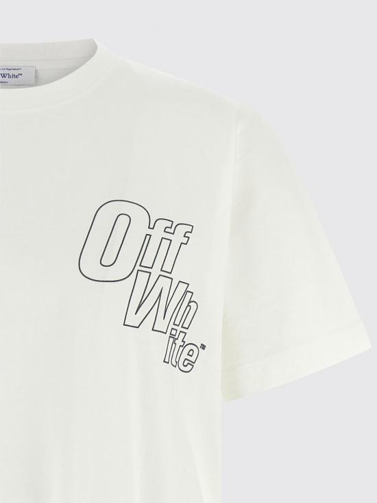 25FW 오프화이트 반팔 티셔츠 OMAA027F25JER009 0110 White - OFF WHITE