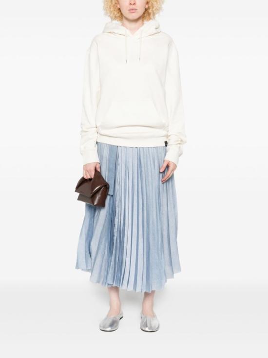 25FW 쿠레쥬 후드 티셔츠 325JHO042JS02340079 White - COURREGES