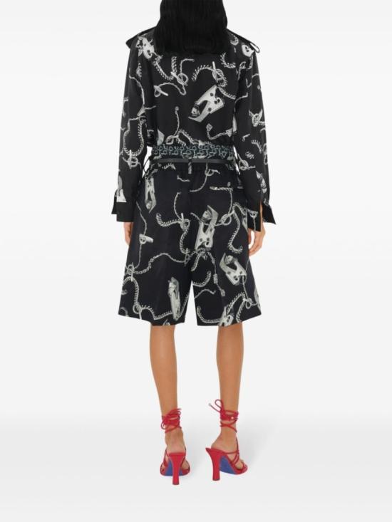 24FW 버버리 숏팬츠 8088957SILVER BLACK Black - BURBERRY