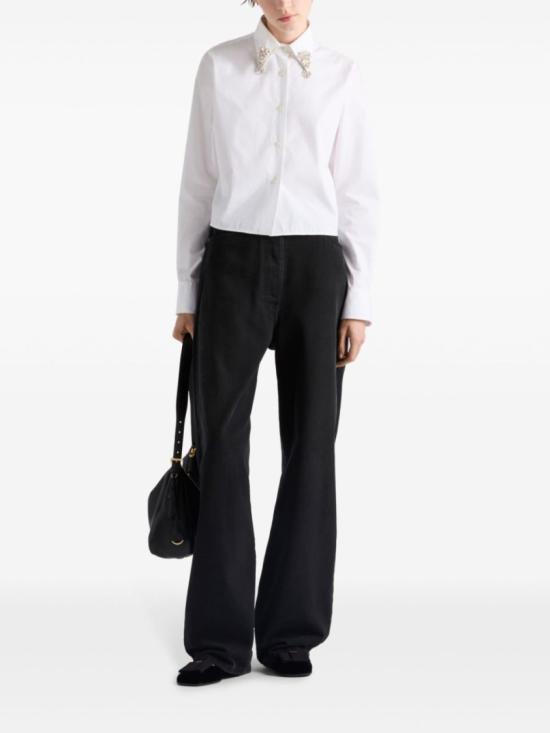 25SS 프라다 셔츠 P472HR155WF0009 White - PRADA