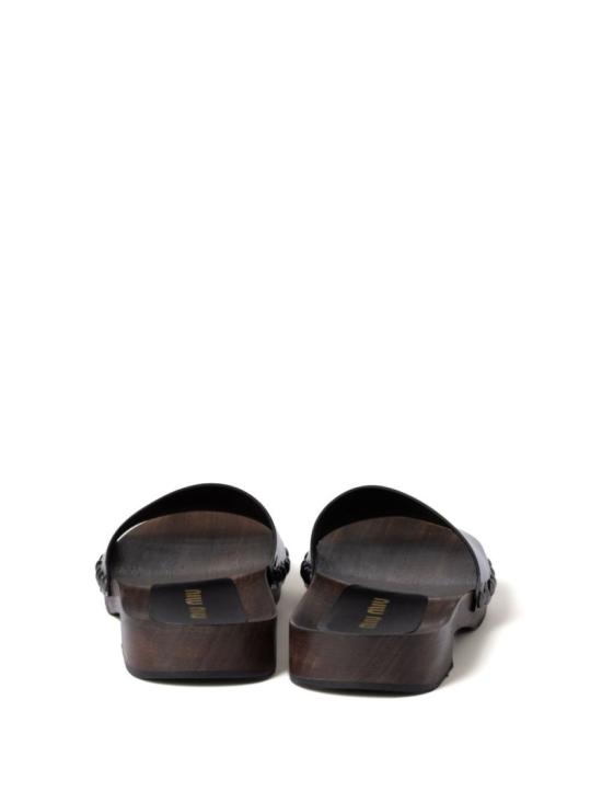 미우미우 샌들 5Z425EFA030069F0002 Black - MIU MIU