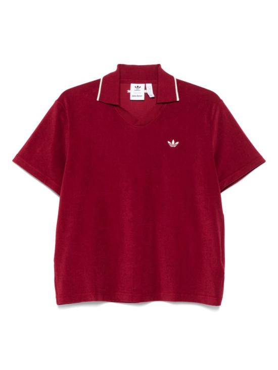 25SS 아디다스 X 웨일즈 보너 폴로 티셔츠 JW1122CBURGU Red