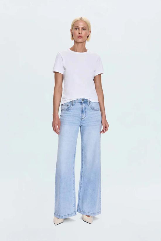  피스톨라 데님 팬츠 제이든 로우 슬렁 팔라조 진