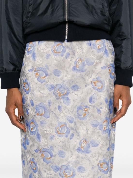  프라다 미디 스커트 P123J15AEF0013 Multicolor - PRADA