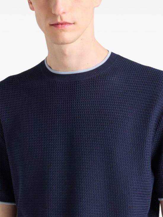 25SS 프라다 스웨터 UMF00716XUF0008 Blue - PRADA