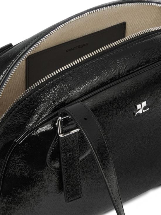 25FW 쿠레쥬 프라이데이 레더 숄더백 325GSA191CR00439999 Black - COURREGES