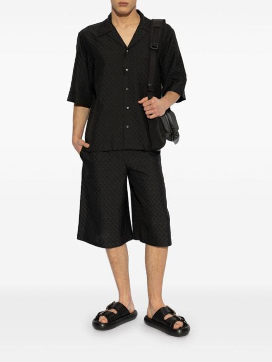 25SS 알렉산더 맥퀸 반팔 셔츠 814693QRABU1010 Black - ALEXANDER MCQUEEN