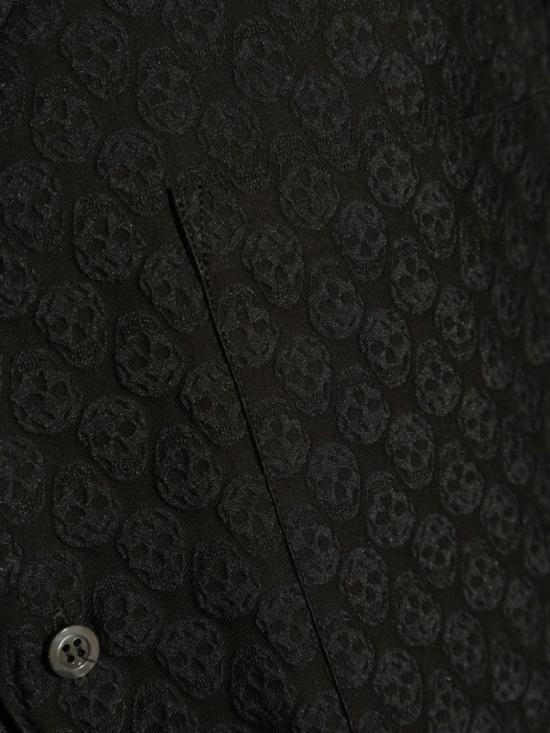 25SS 알렉산더 맥퀸 반팔 셔츠 814693QRABU1010 Black - ALEXANDER MCQUEEN