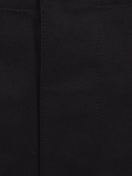 25FW 구찌 웹 디테일 코튼 트윌 팬츠 웹 디테일 코튼 트윌  784049Z7AJV1000 Black - GUCCI