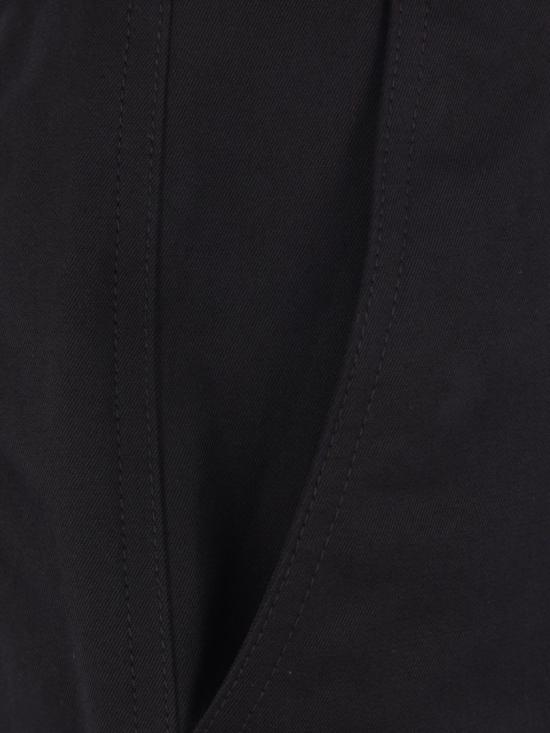 25FW 구찌 웹 디테일 코튼 트윌 팬츠 웹 디테일 코튼 트윌  784049Z7AJV1000 Black - GUCCI