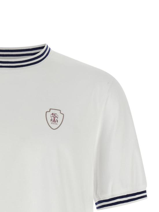 26SS 브루넬로 쿠치넬리 반팔 티셔츠 M0B131386TC6159 WHITE - BRUNELLO CUCINELLI