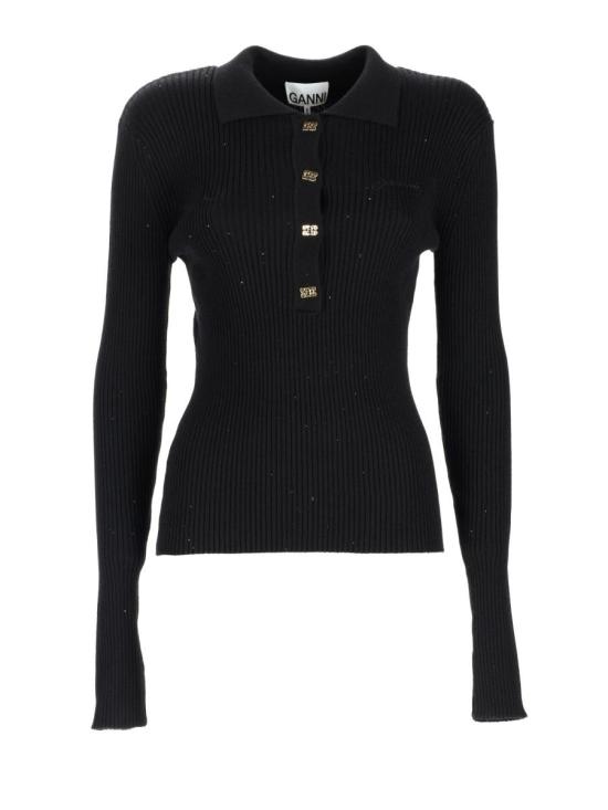 26SS 가니 셔츠 A1070085 099 Black